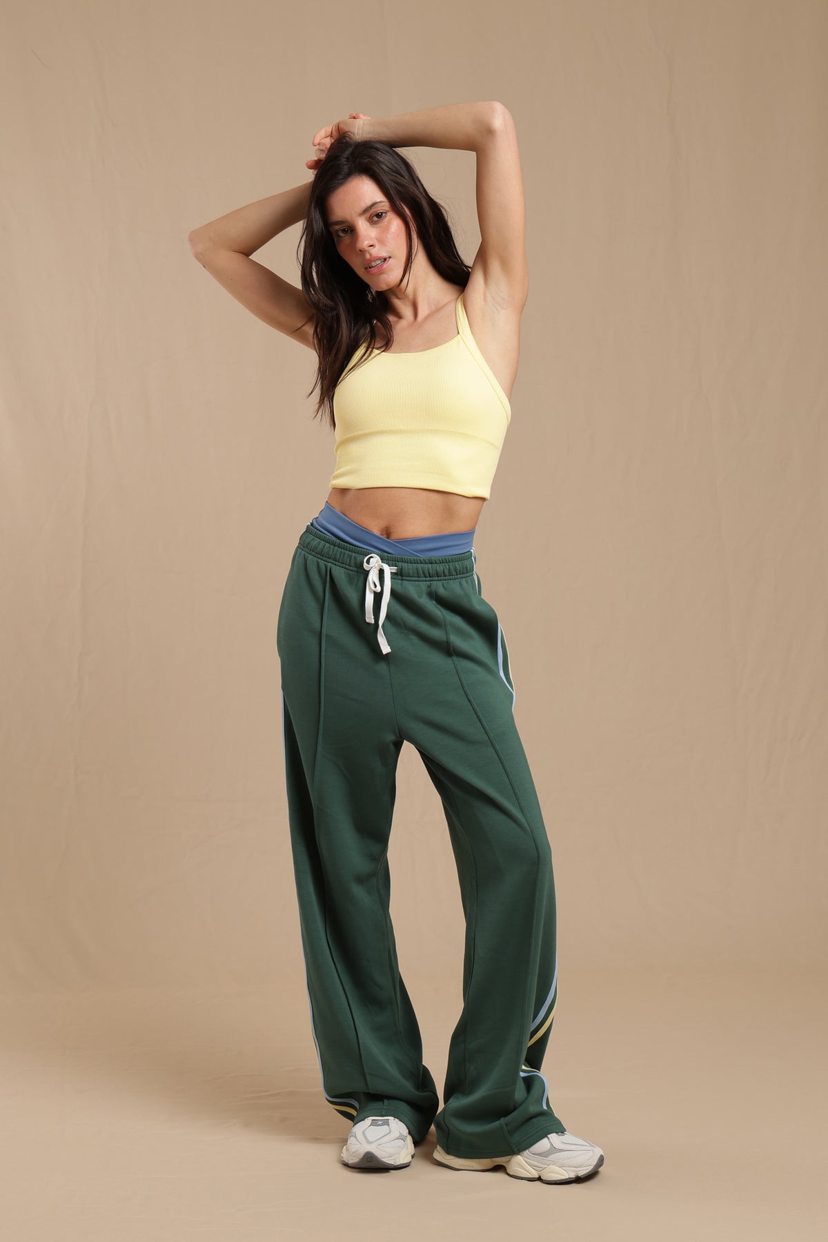 Pantalón Wide Leg Hunter Green – Mali