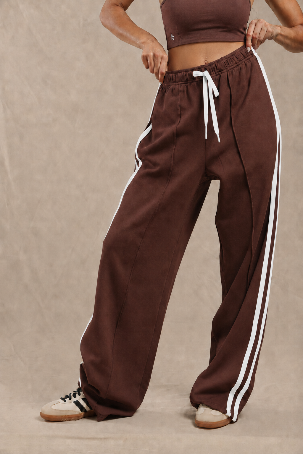 Pantalón Wide Leg Deep Mahogany