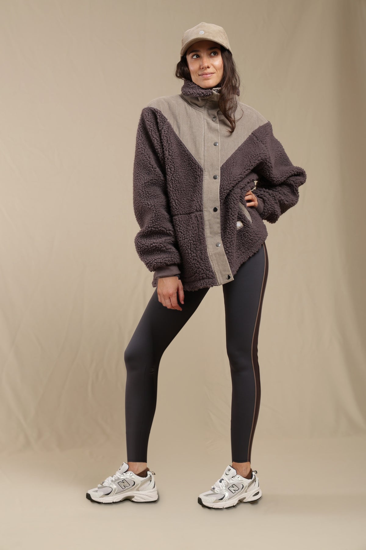Sherpa Jacket Cocoa Powder