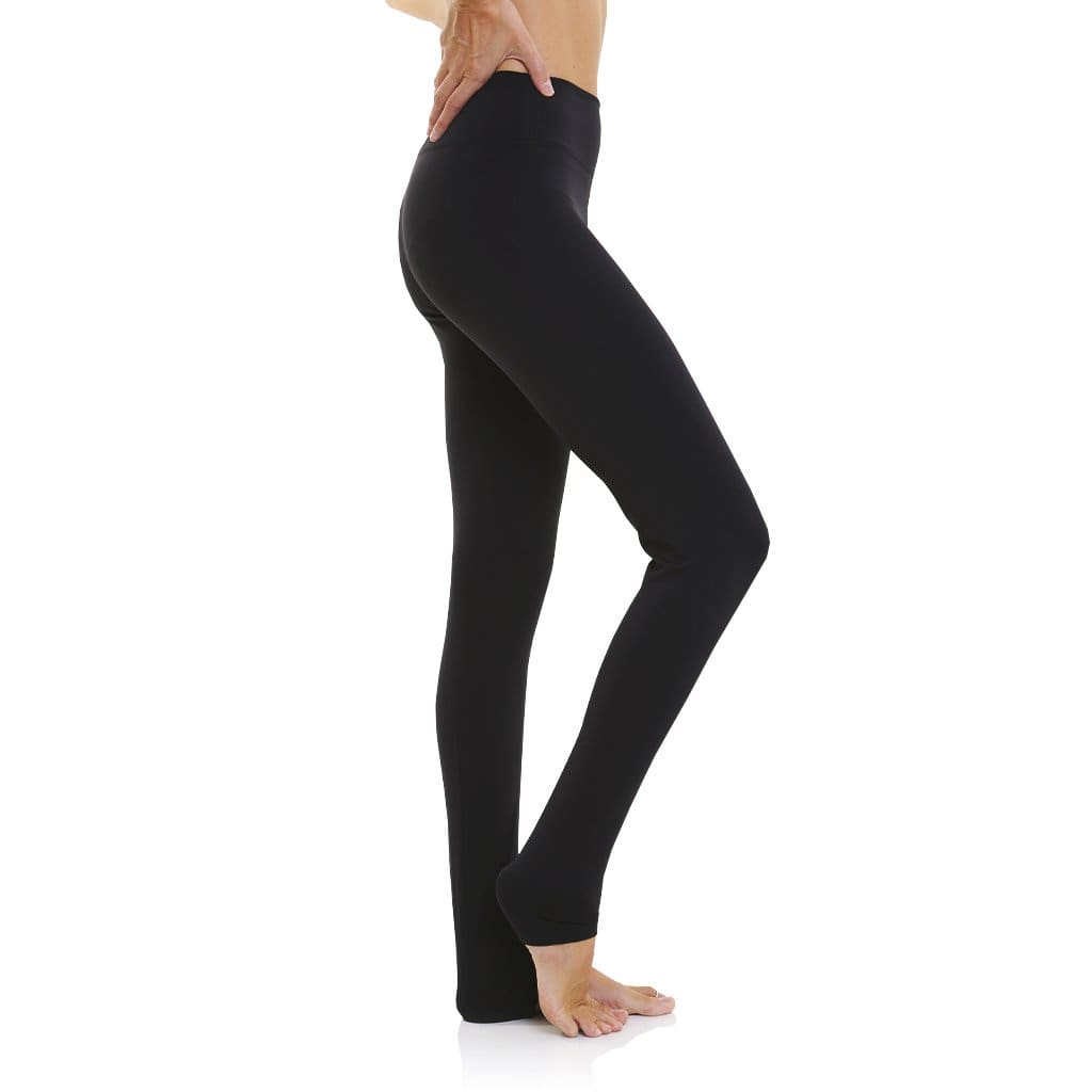 Extra Long Eco Legging Black Silver