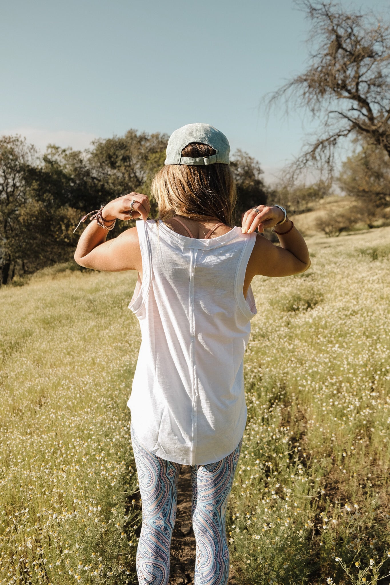 Polera Tank White