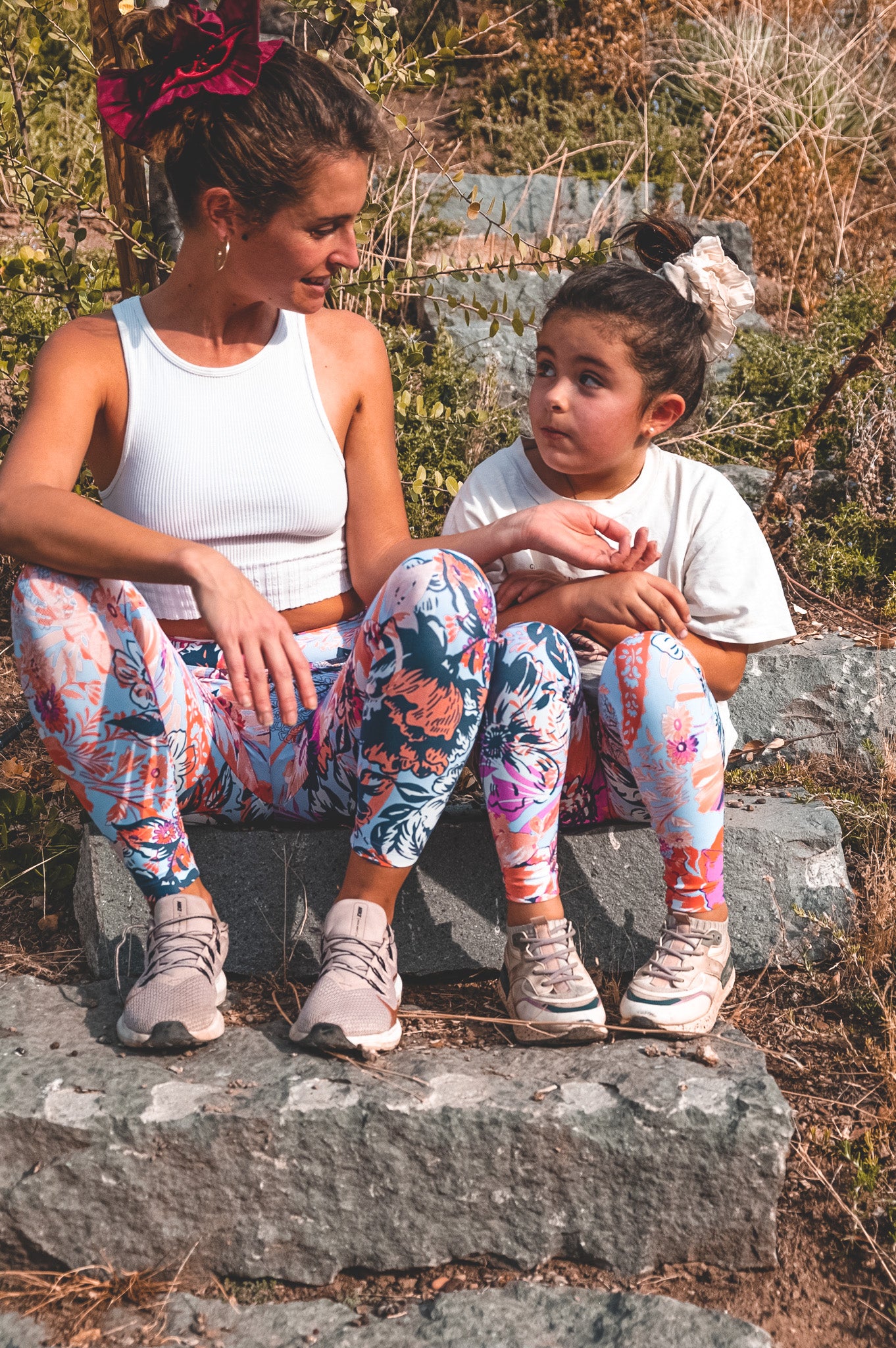 Mini Me Eco Legging Flowers Waterfall