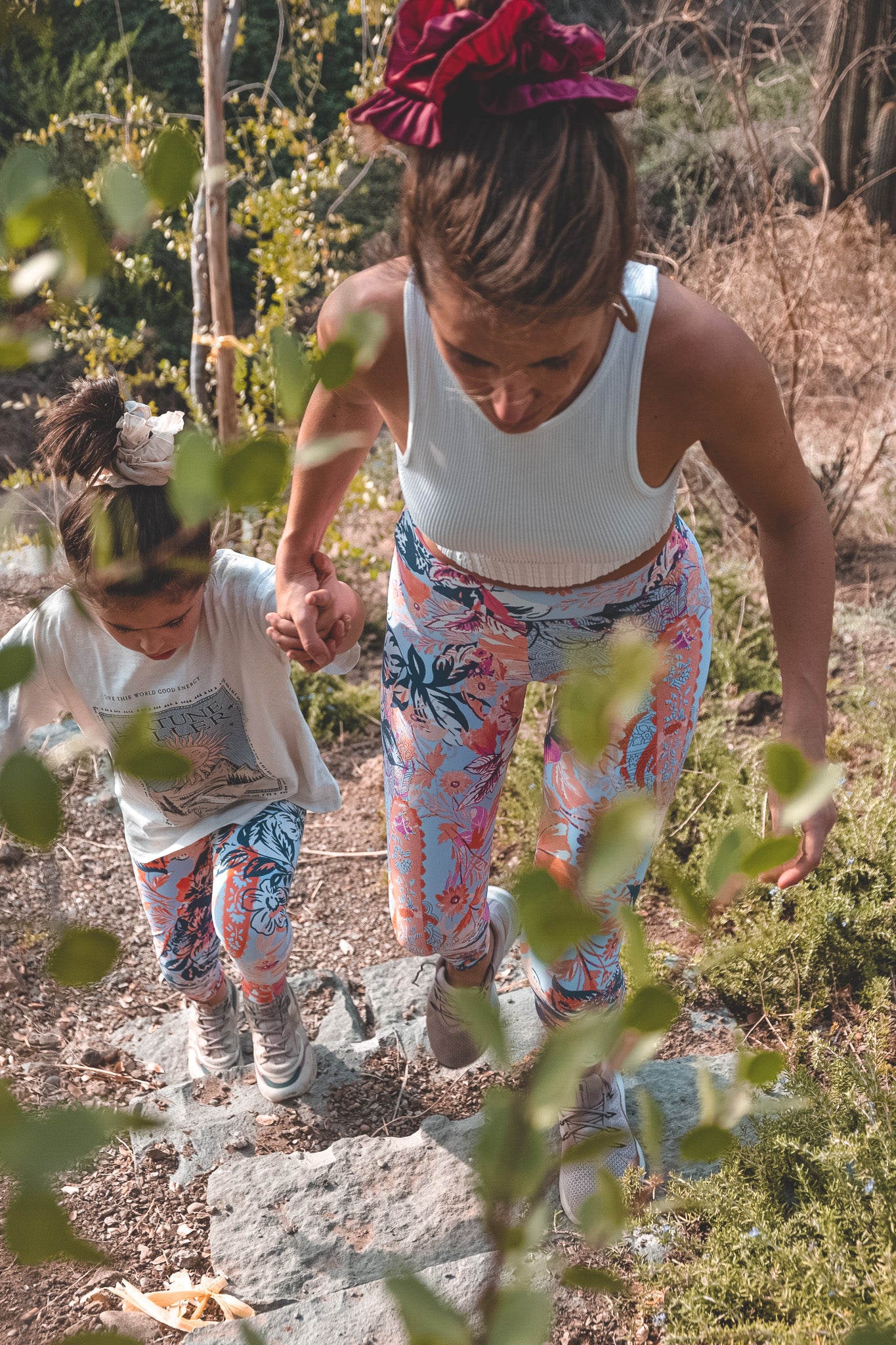 Mini Me Eco Legging Flowers Waterfall